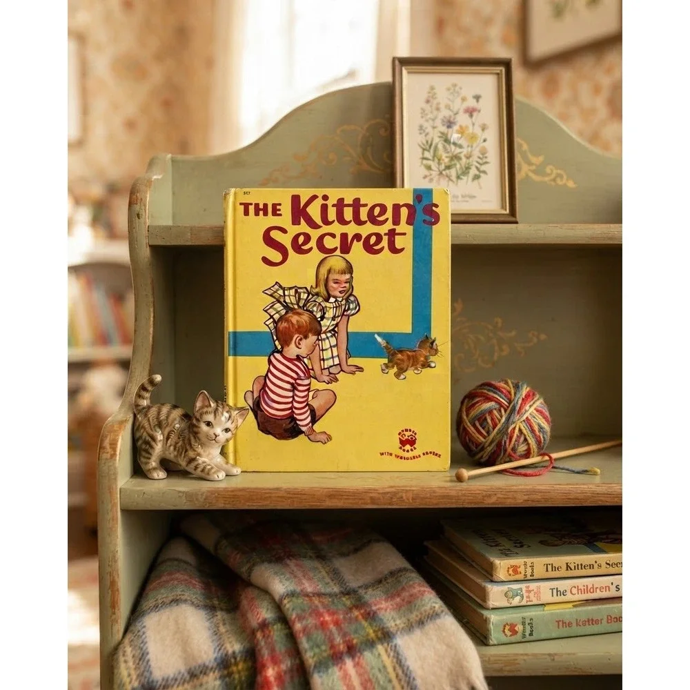 Vintage 1950 The Kittens Secret Wonder Books Margaret Gossett Mary Barton 527